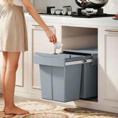 Pull Out Trash Can Under Cabinet, 10.6 Gallon (40L) Slide Out Ga, View more