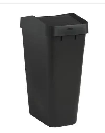 Rubbemaid trash can, View more