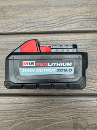 Milwaukee M18 RED Lithium XC 6.0 Battery Pack *LIKE NEW*