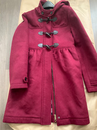 Burberry Skirted Wool Duffle Coat Kids 14Y