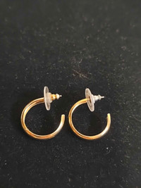 10k Yellow Gold Hoop Earrings 2cm Diameter