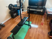 Bench Press with Barbell & Plate $450 OBO