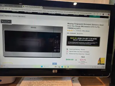 Over the Range Microwave/Hood - BNIB, View more