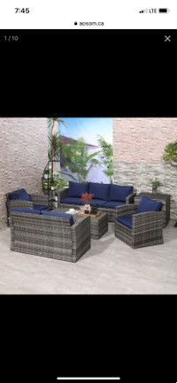 Patio set 6 pcs