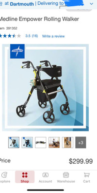 Medline Empower Rolling Walker