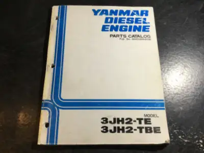 Yanmar 3JH2-TE and 3JH2-TBE Diesel Engine Parts Catalog Yanmar part number 000Y00R4030 Revised in Ma...