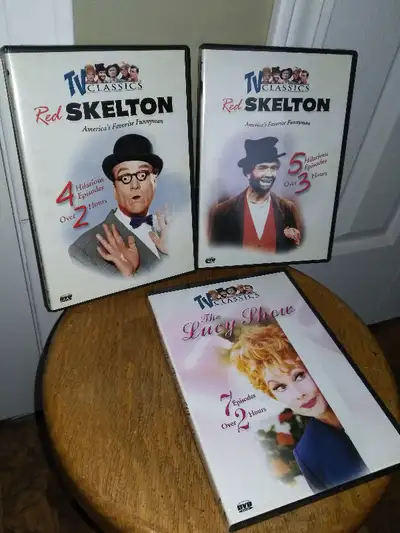 LOT OF 3 Used TV Classics Red Skelton and The Lucy Show, View more