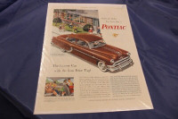 1954 Pontiac Chieftain Deluxe Two Door Sedan Original Ad