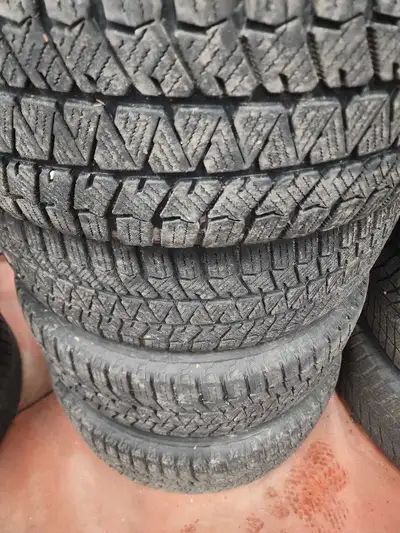 selling a set of winter tires with more than 60 percent remaining.