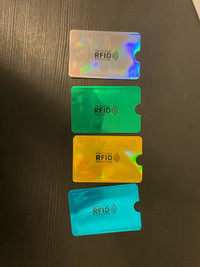 RFID Blocking Card Protector (4 of them)