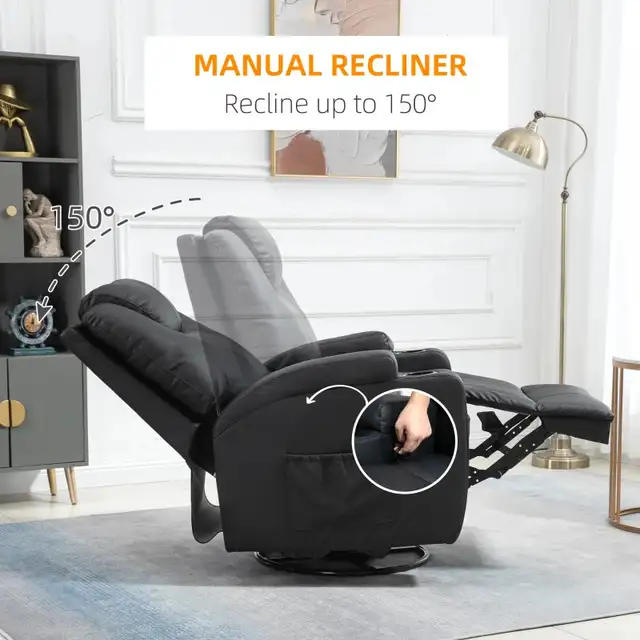 Rocking Massage Recliner Chair, Swivel Nursery Rocker Chair in Chairs & Recliners in Markham / York Region - Image 7