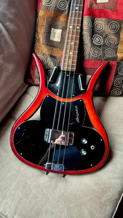 PENDING - LOWEST SERIAL# Ampeg Devil Scroll Bass Guitar ASB-1, View more