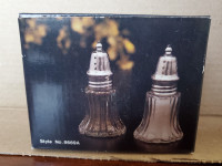 Silver Plated Salt & Pepper Shakers