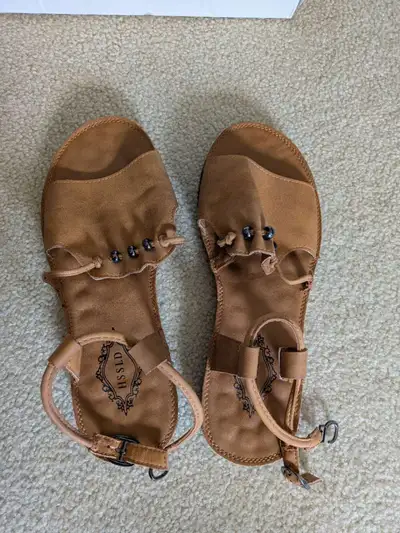 Women's Leather Sandals 240cm≈US6.5/7, View more