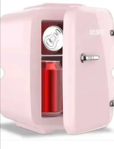 YASHE Mini Fridge, 4 Liter/ 6 Cans Small Refrigerator for Bedroo, View more