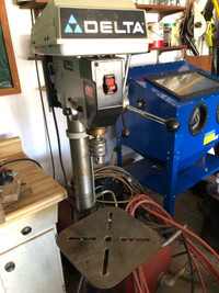 Floor model drill press. 