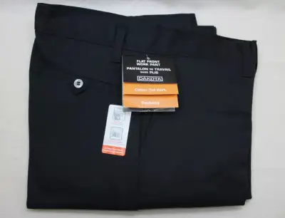 Dakota Mens Black Flat Front Work Pants 30X32 New With Tags, View more