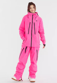 Woman Snowboarding Jacket and Pants with tag on