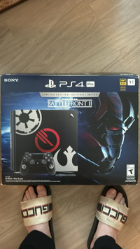 Limited edition Star Wars battlefront 2 ps4 pro