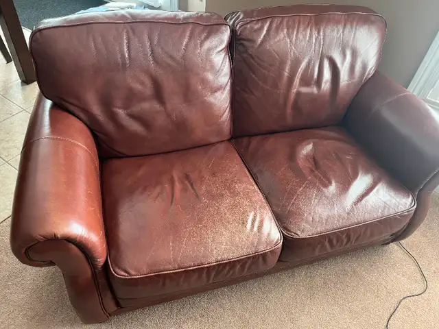 2 Leather Couches dans Sofas et futons dans Kitchener / Waterloo - Image 4