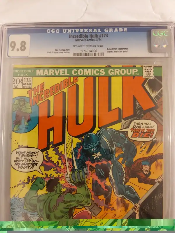 The Incredible Hulk #173 CGC 9.8 in Comics & Graphic Novels in City of Toronto - Image 3