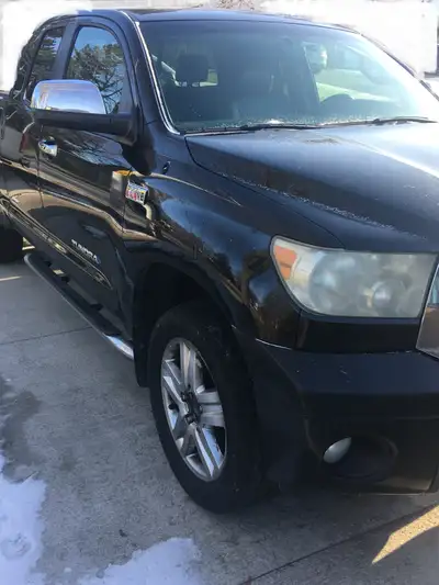 2007 Toyota Tundra Limited 5.7L gas engine. Selling AS IS. Features power locks/windows, parking ass...