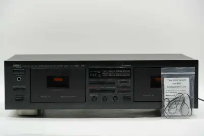 Yamaha Cassette Deck (KX-W262) - New Belts, View more