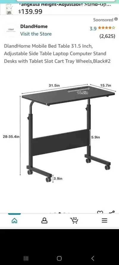 Laptop  Table brand new in box, View more