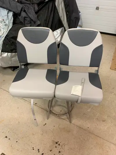 Bass Pro new seats 80 dollars hard formed captains chairs 120