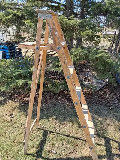 Wooden step ladder, View more