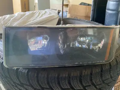 For sale are a bunch of parts of a low mile truck: Mint black door panels from full size cab- $30 ea...