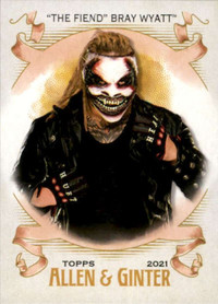 The Fiend Bray Wyatt, 2021 Topps Heritage Allen and Ginter card