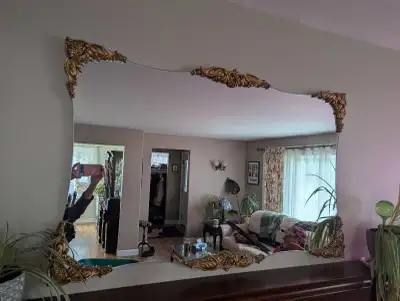 vintage mirror 49x31 inch , View more