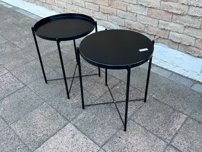 IKEA GLADOM Tray Table Black 45x53 cm, View more