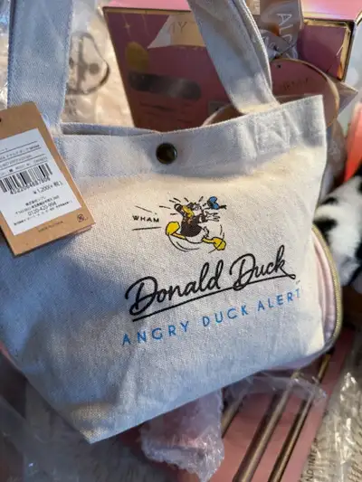 Donald Duck Angry duck alert brand new Disney cute Bag, View more
