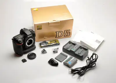 Nikon D5 DUEL CFExpress DSLR 20.8MP FX Body (Shutter Count 290K), View more