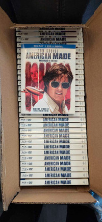 American Made Blu-ray/DVD/ digital New and Sealed 