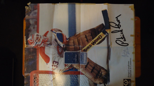 patrick roy montreal canadiens  vintage hockey poster  ( 80's ) in Arts & Collectibles in Gatineau