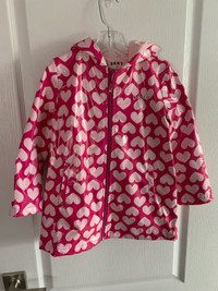Girls rain coat jacket toddler 4T by DKNY