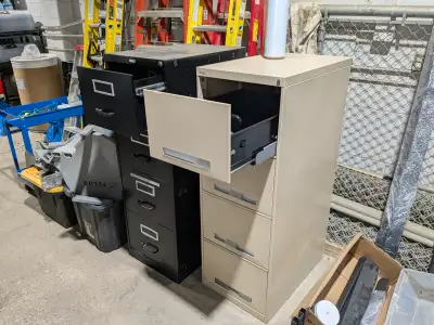 Two Office Filing Cabinets, View more