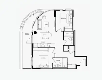 Luxury 2 Bed 2 Bath Apartment Downtown Ottawa