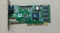 ATI 3D RAGE IIC AGP 8MB 109-52800-00 GRAPHICS CARD