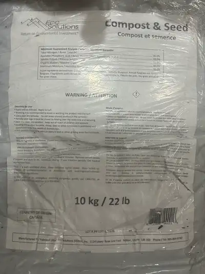 Compost & Seed - Organic Lawn top Dressing and Grass Seed 10kg, View more