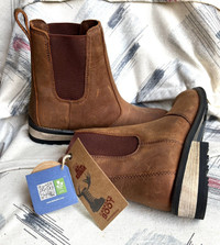 New, Kodiak genuine leather Boot, Alma brown, size 7.5
