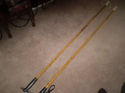 BAMBOO X COUNTRY SKI POLES 125 cm / NEW Never Used, View more