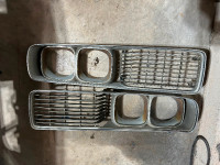 73 - 74  Dodge Charger  Left and Right Grille Headlight Bezel