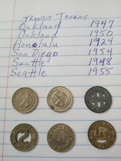 Vintage American Transit Token, View more