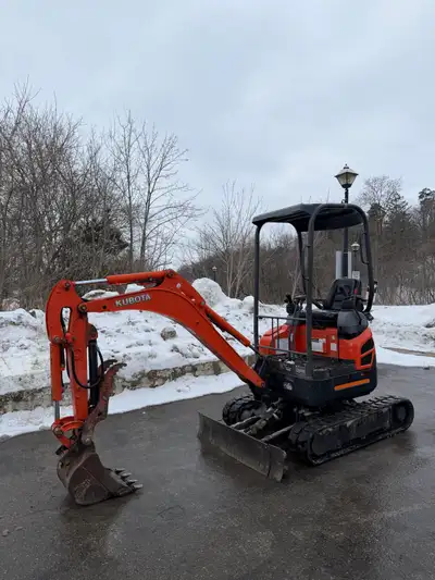 Kubota U15 – 1,700 Hours – Work Ready Super clean Kubota U15 with only 1,700 hours. Just serviced. C...