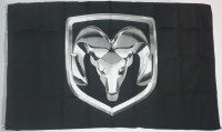 Dodge Ram Flag with header and brass Grommets - 3' x 5' - NewI