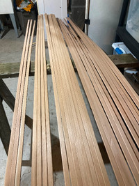 Tongue and Groove cedar strips for canoe and kayak